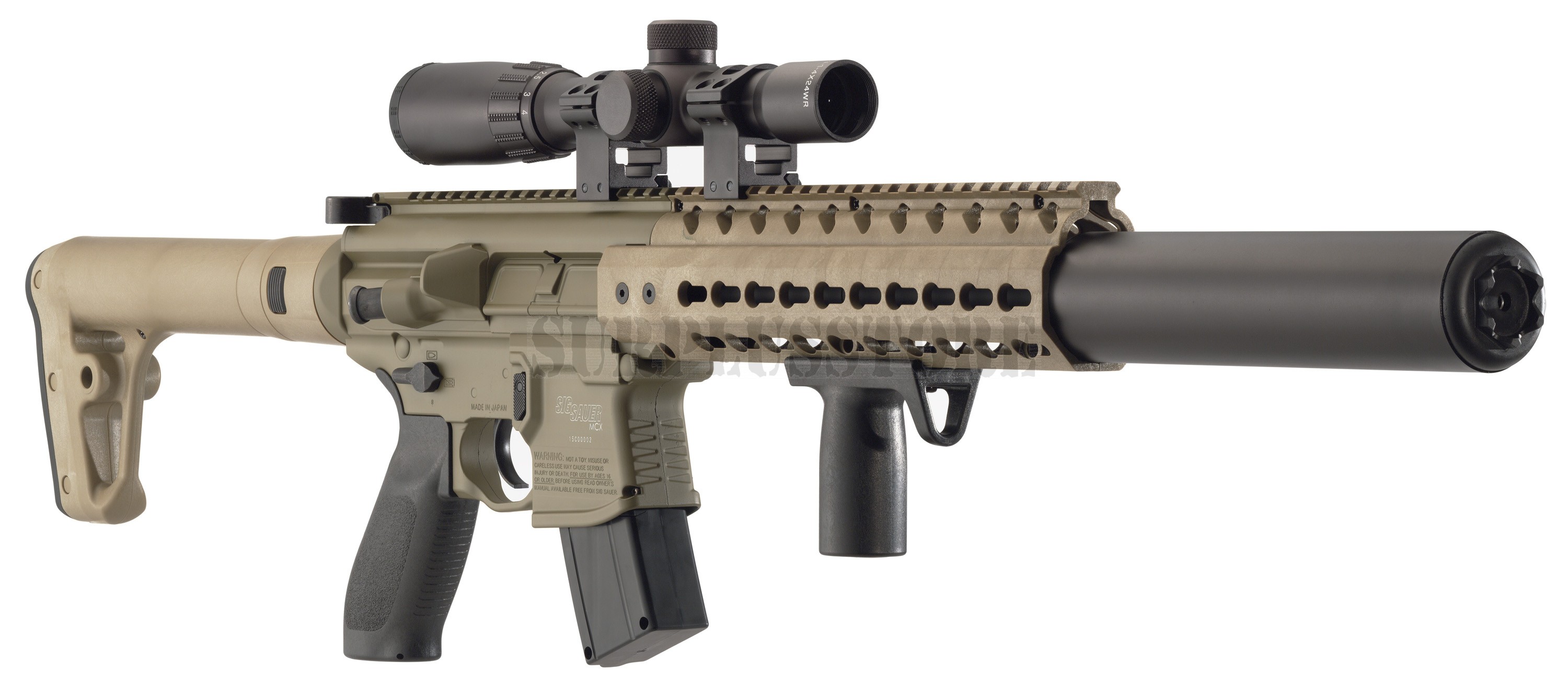 Sig Sauer MCX Air Rifle FDE .177 With Scope NewAvon Arms