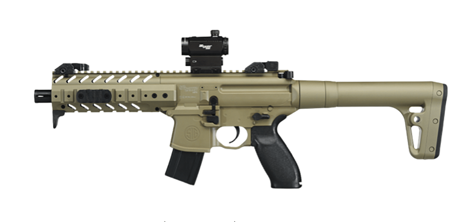 Sig Sauer MPX Air Rifle FDE With Red Dot Sight NewAvon Arms